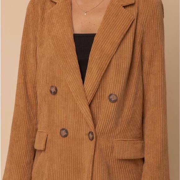 NWT Hem & Thread Corduroy double breasted blazer - Picture 8 of 12